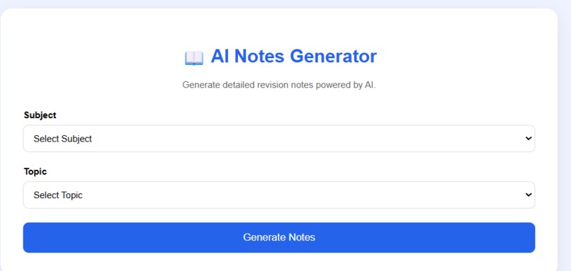 Student AI Helper V2 – screenshot 1