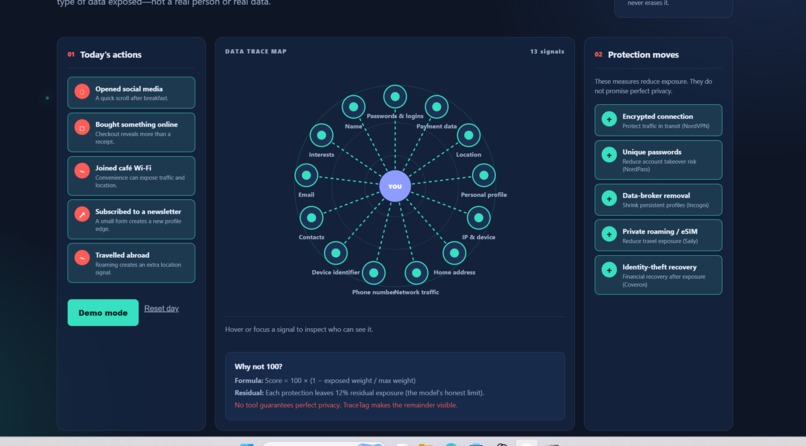 TraceTag – screenshot 1