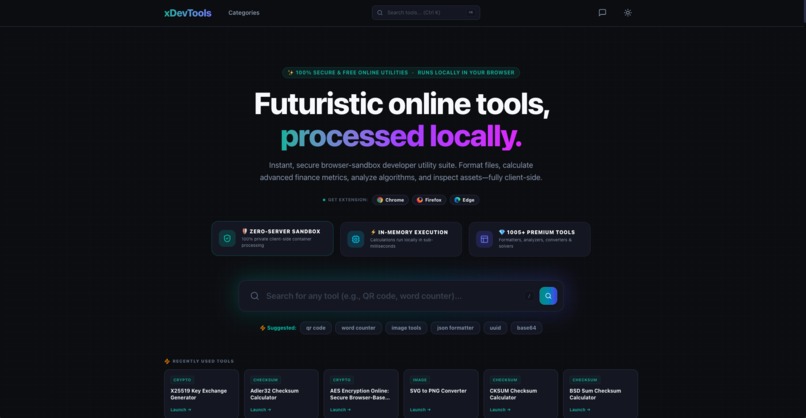 xDevTools – screenshot 1