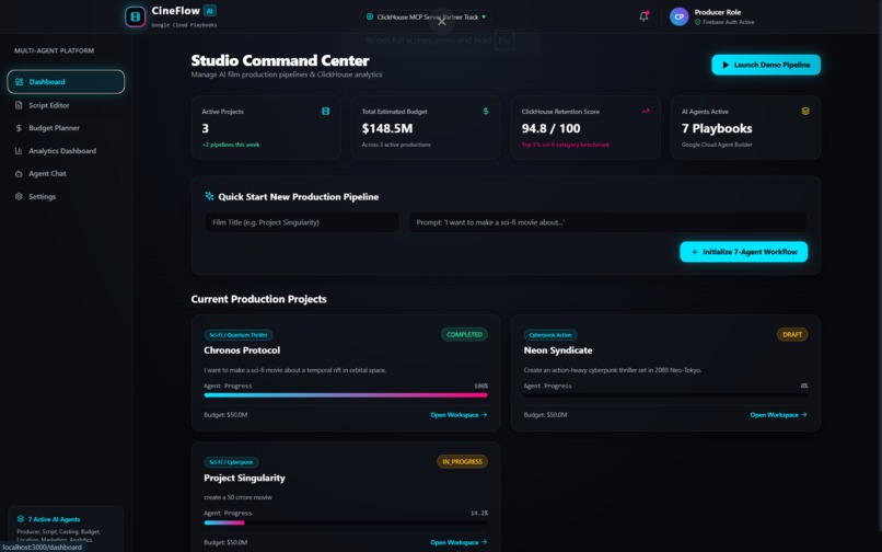 CineFlow AI – screenshot 1