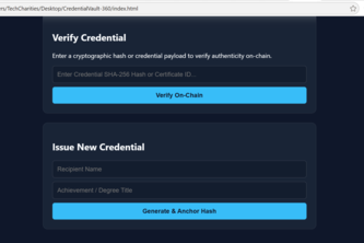 CredentialVault 360