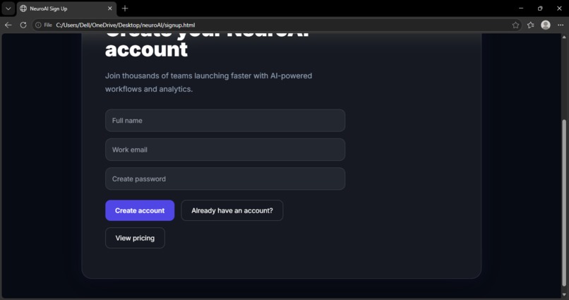 novaAI – screenshot 2