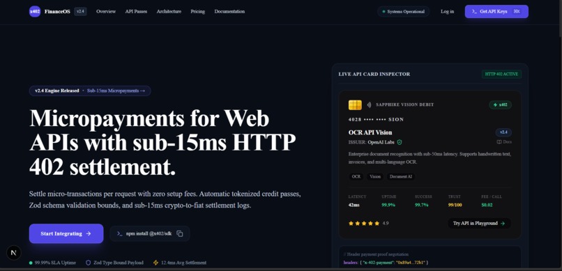PayGate402: HTTP 402 API Payment Gateway – screenshot 8