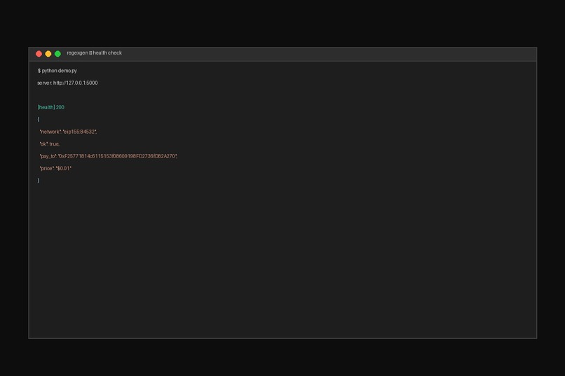 regexgen – screenshot 1