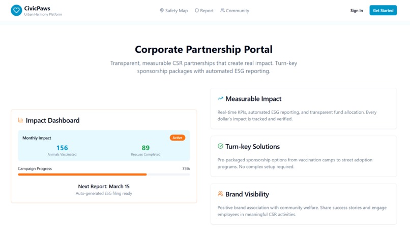 CivicPaws: AI-Powered Platform for Human-Animal Coexistence – screenshot 9
