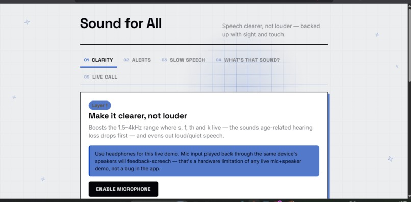 Sound for All – screenshot 1