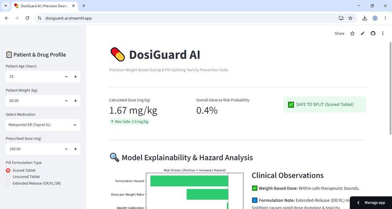 DosiGuard AI – screenshot 1