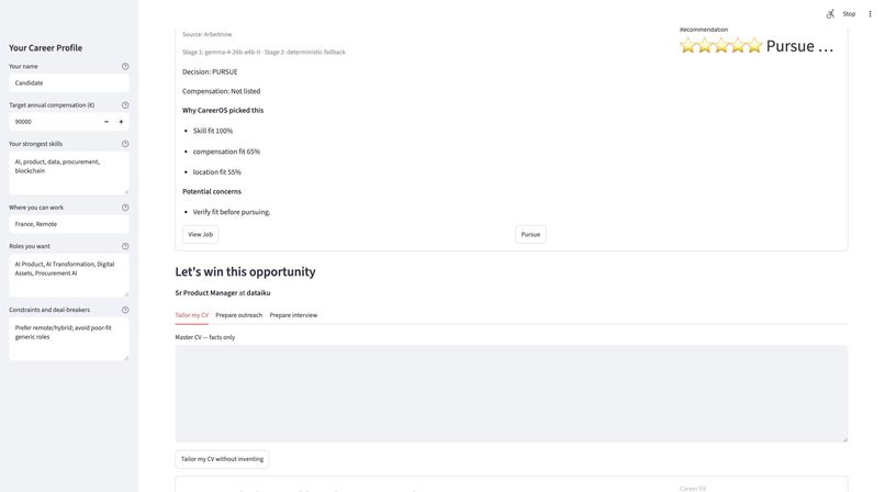 CareerOS MAX – screenshot 1