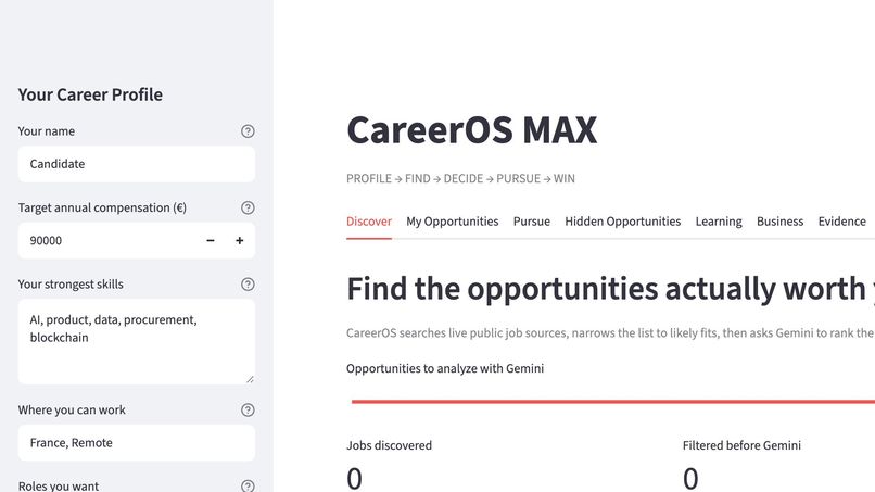 CareerOS MAX – screenshot 4