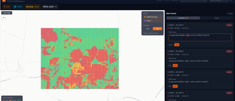 EWS – screenshot 1