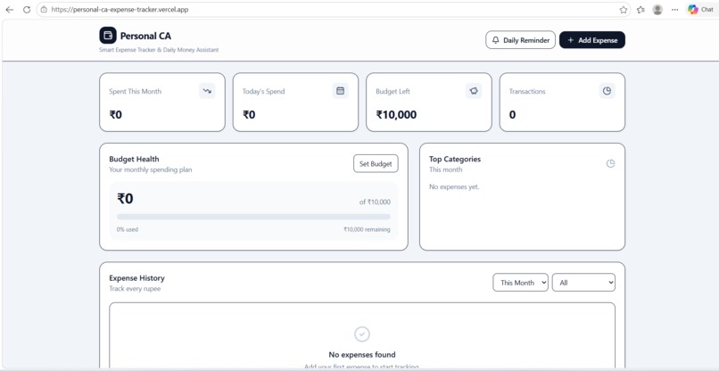 Pesonal-Ca – screenshot 2