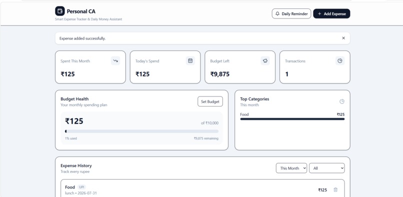 Pesonal-Ca – screenshot 3