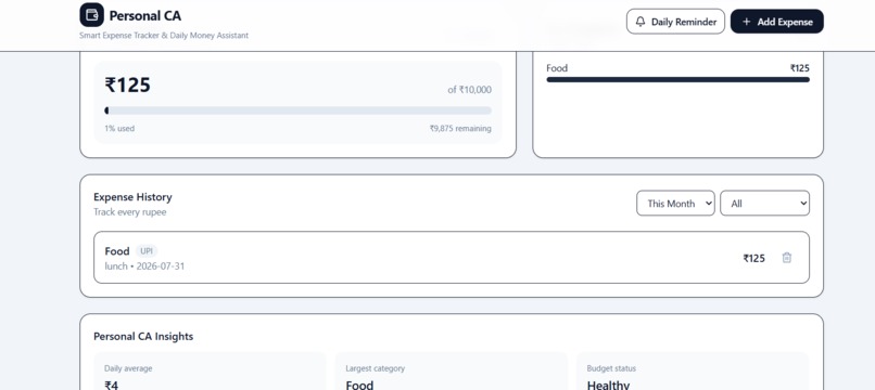 Pesonal-Ca – screenshot 4