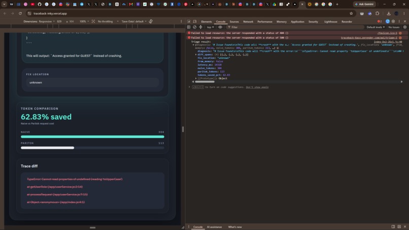 Traceback – screenshot 3