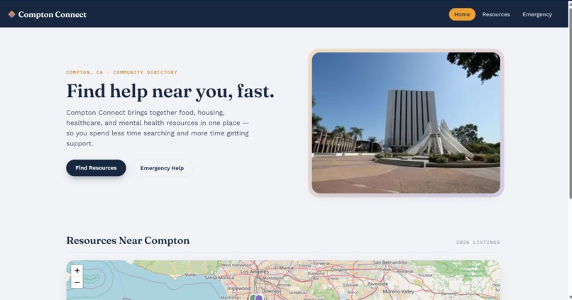 Compton connect – screenshot 2
