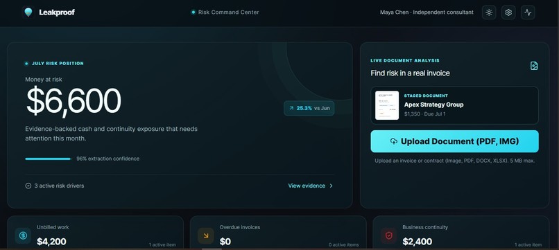 Leakproof – screenshot 1