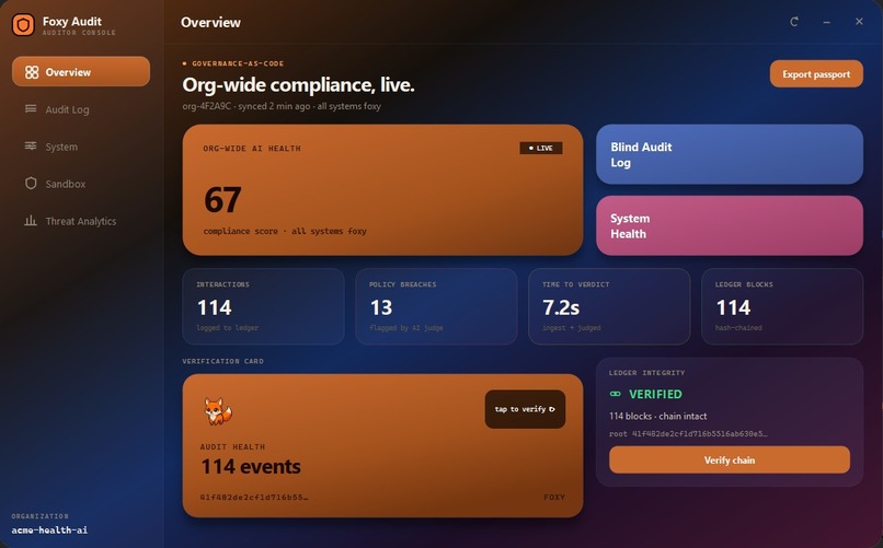 Foxy-Audit  – screenshot 3