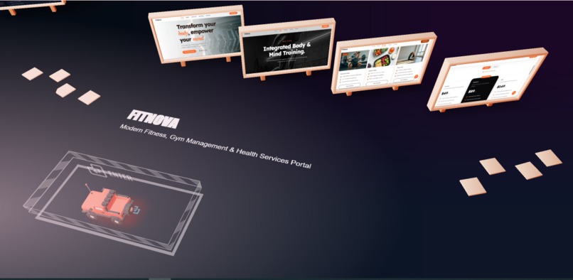 Interactive 3D Driving Portfolio – screenshot 4