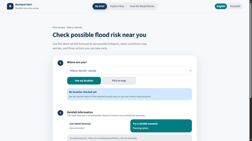 Bluespot Alert – screenshot 1