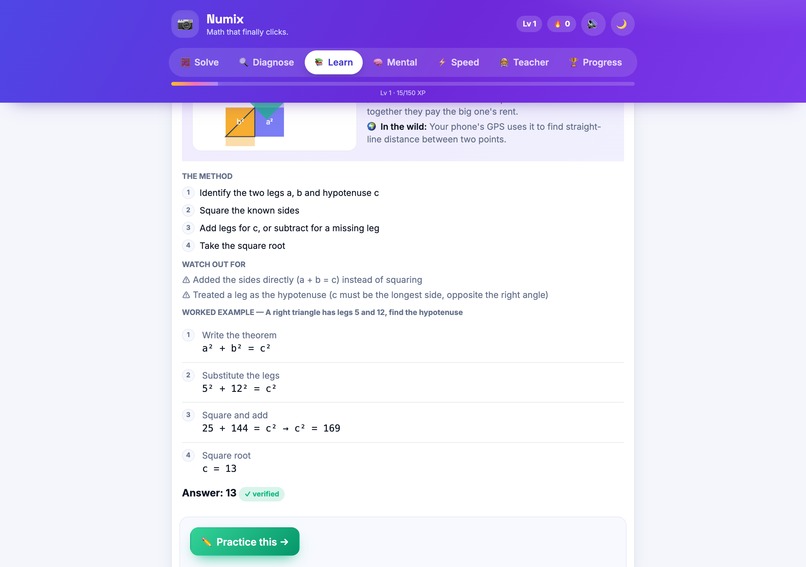 Numix - Math that finally clicks. – screenshot 4