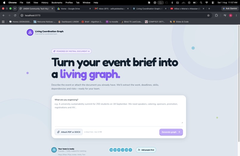Living Coordination Graph – screenshot 1