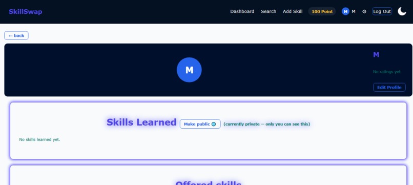 SkillSwap – screenshot 7