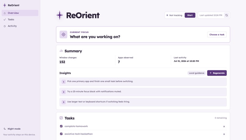ReOrient – screenshot 1
