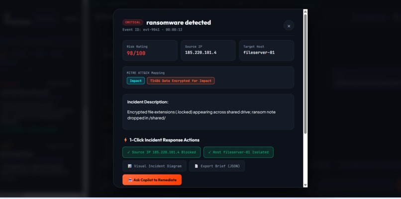ThreatLens — AI Security Copilot for Startups – screenshot 2