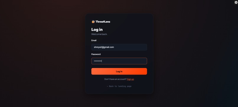 ThreatLens — AI Security Copilot for Startups – screenshot 4