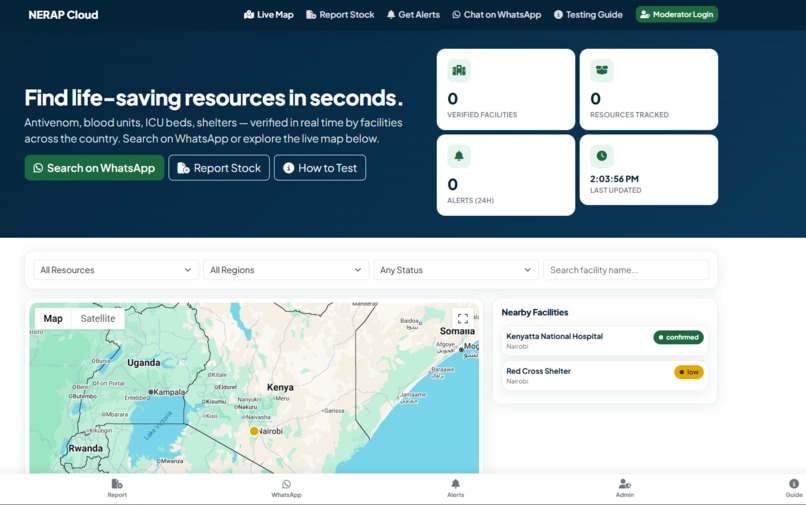 NERAP Cloud – screenshot 2