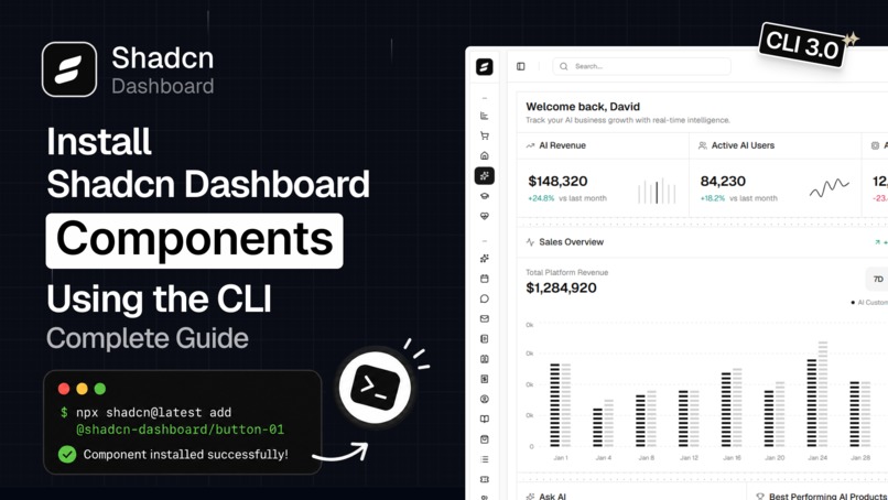 Shadcn Dashboard – screenshot 3