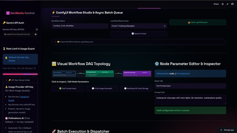GENMEDIA STUDIO HUB – screenshot 2