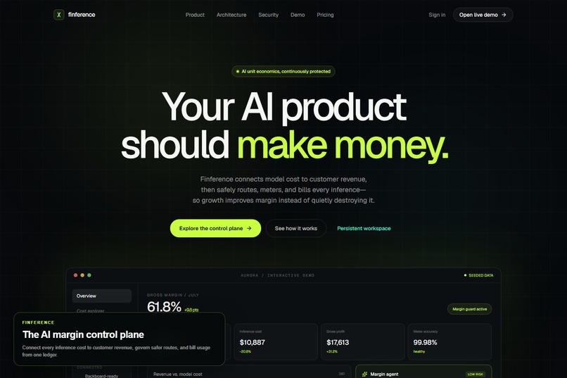 Finference – screenshot 2