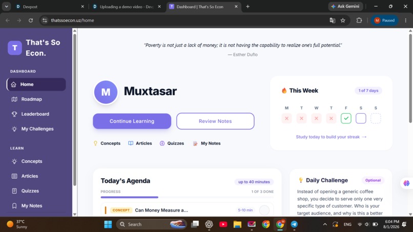 That's So Econ! – screenshot 1