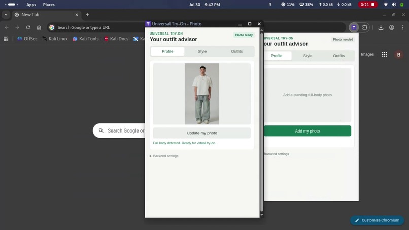 Universal try on – screenshot 3