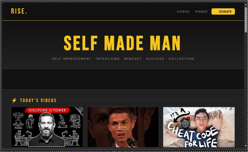 improvement web – screenshot 1