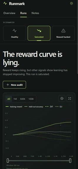 Runmark – screenshot 1
