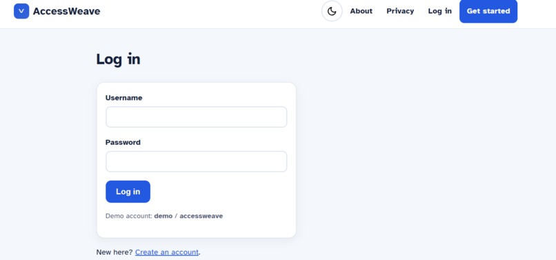 Access Weave – screenshot 1
