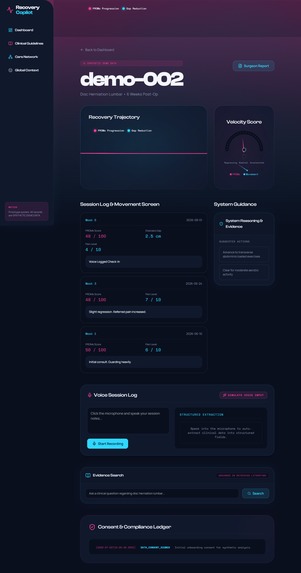 Recovery Copilot – screenshot 2