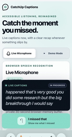 Catchup Captions – screenshot 3