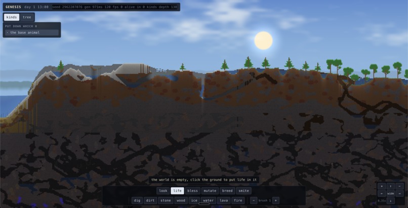 Genesis: A Self-Evolving Life Sandbox – screenshot 1