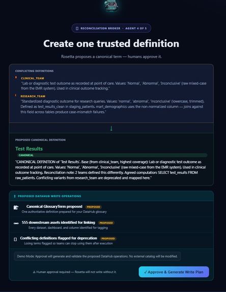 Rosetta — the Semantic Consistency Agent for DataHub – screenshot 9