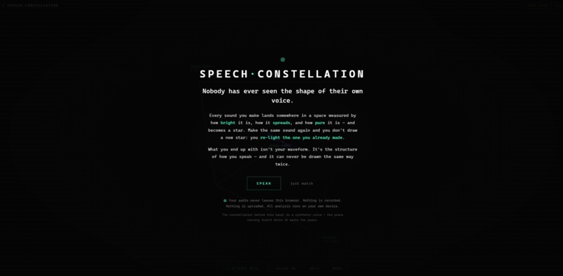 Speech Constellation – screenshot 1