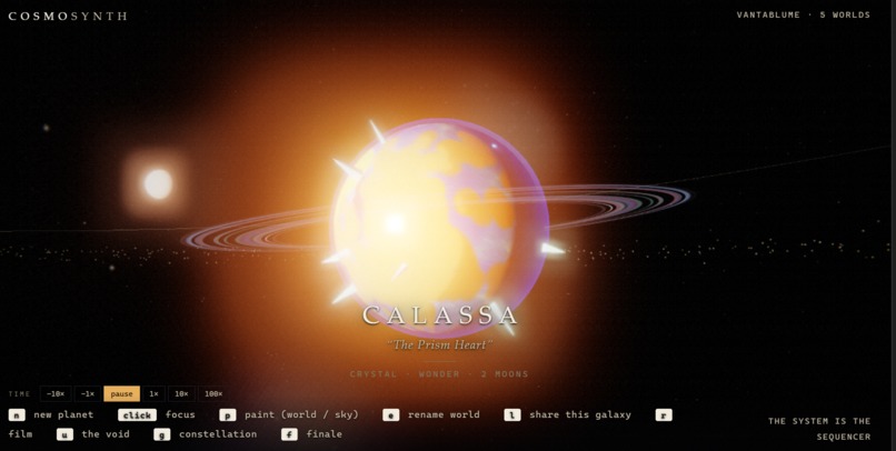 COSMOSYNTH – screenshot 3