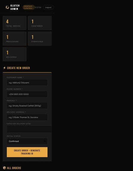 Project #2 — Klutch Konnect E-Commerce Platform – screenshot 1