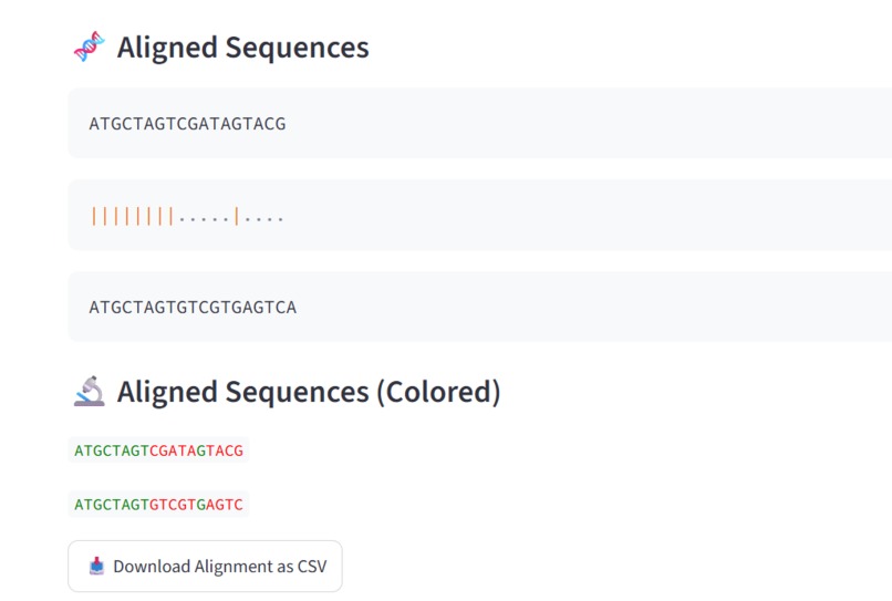 Genealigner-app – screenshot 6