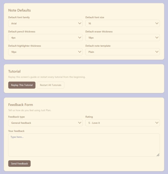 Just Plan – screenshot 2