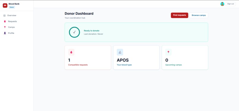Project BloodBank – screenshot 5