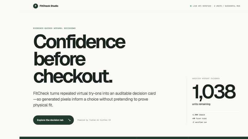 FitCheck Studio – screenshot 2