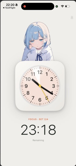 Oshi Focus Timer – screenshot 1